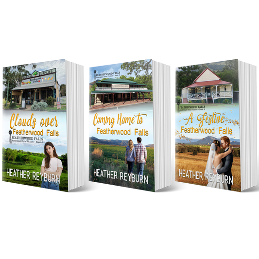 Featherwood Falls books 4-6 by Heather Reyburn. Australian rural fiction